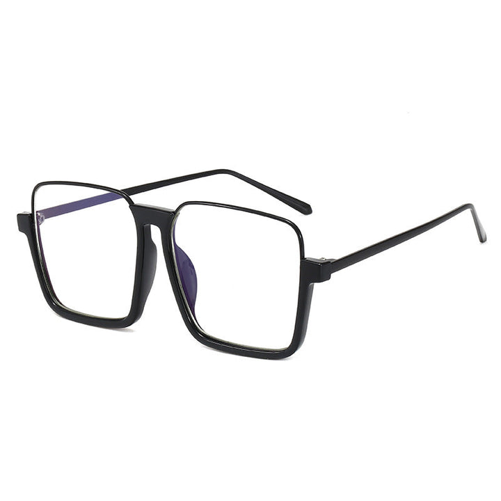 Women's square sunglasses with transparent frame and polarized lenses Kalsten