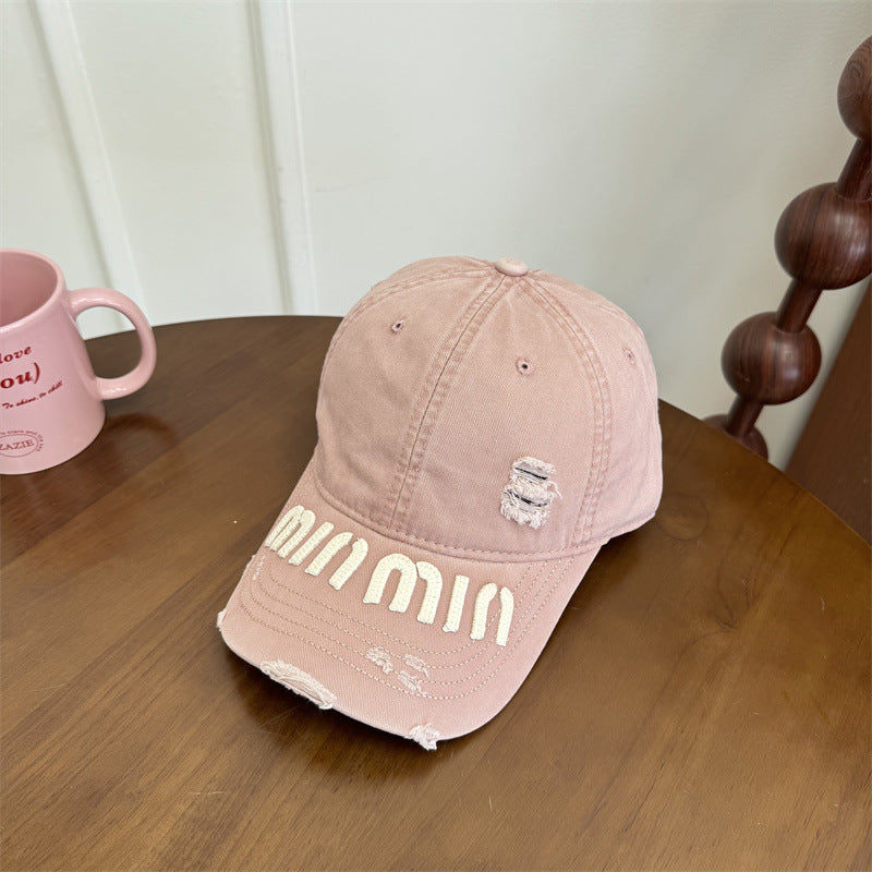 Women's Distressed Graphic Baseball Cap Kalsten