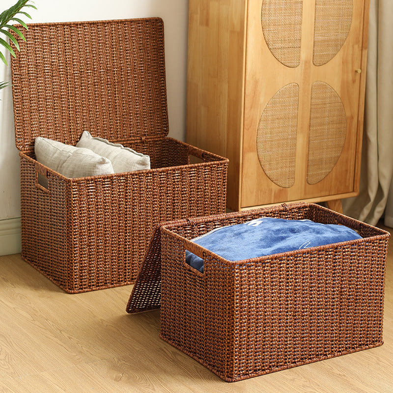 Woven Storage Chest with Built-in Handles Kalsten