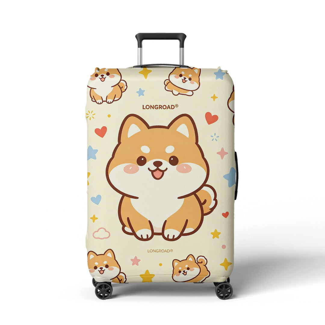 Women's luggage cover with cute Corgi design Kalsten