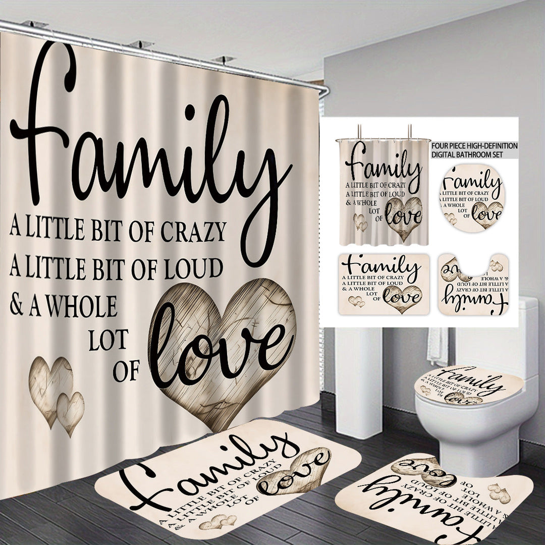 Family Themed Bathroom Decor Set Kalsten