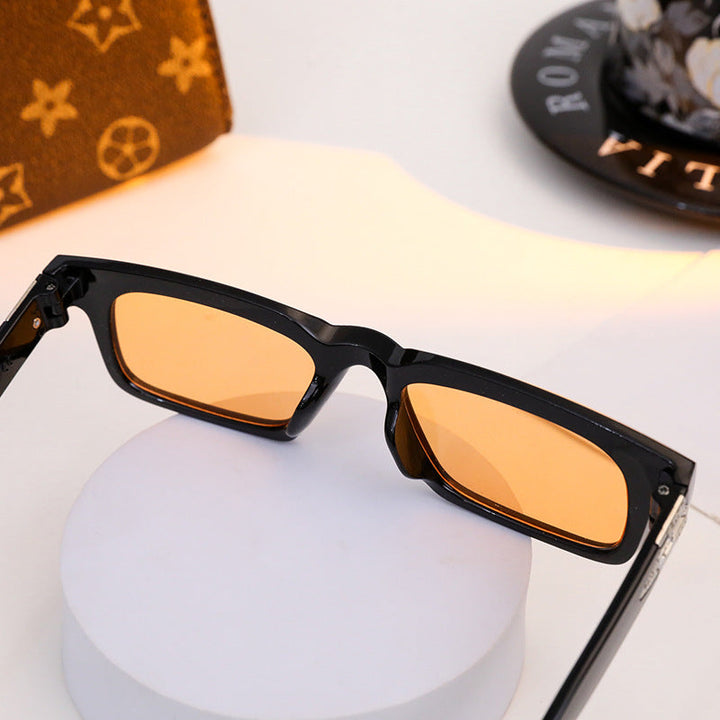 Ladies elegant rectangular sunglasses with special frame Kalsten