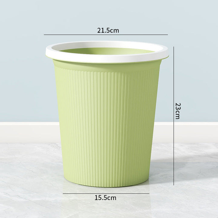 Ladies elegant and practical waste bin with ribbed surface Kalsten