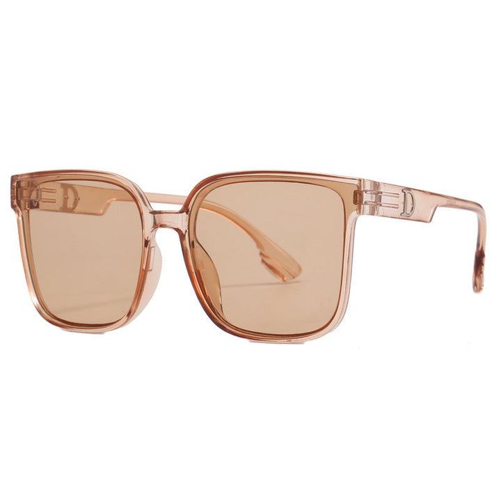 Women stylish square sunglasses with transparent frame Kalsten