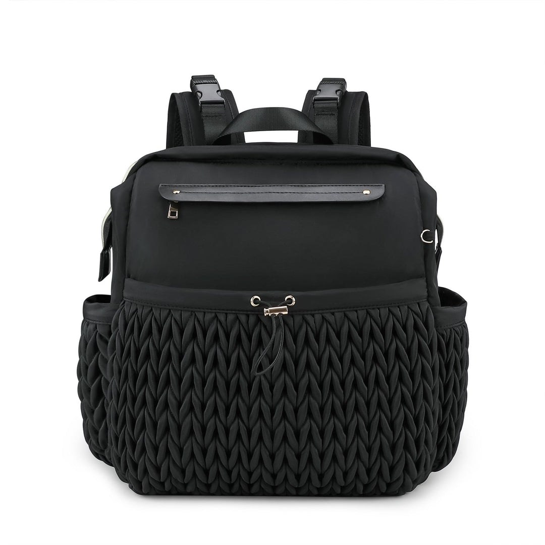Fashionable backpack with braided design Kalsten