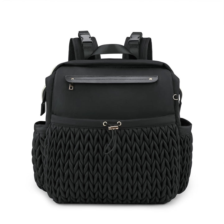 Fashionable backpack with braided design Kalsten