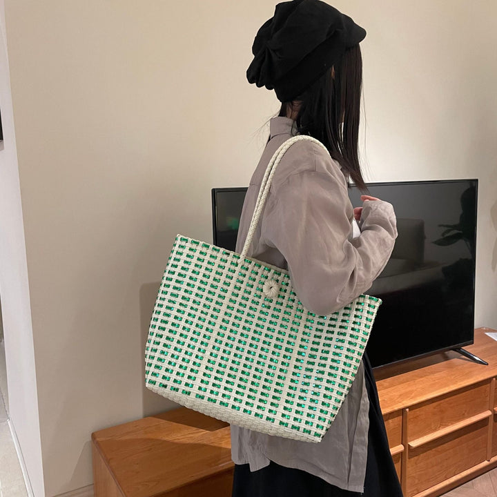 Handwoven shopping and beach bag Kalsten