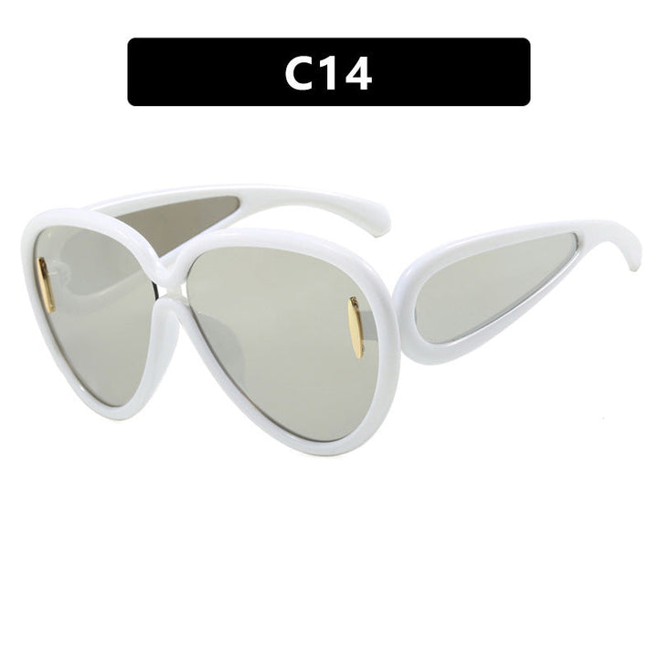 Women extravagant sunglasses in creative design Kalsten