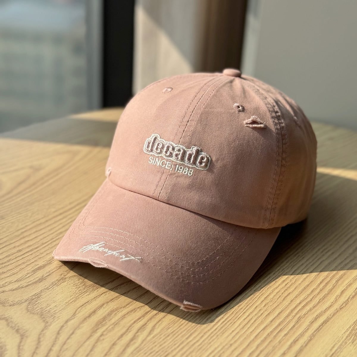 Vintage-Inspired Embroidered Baseball Cap