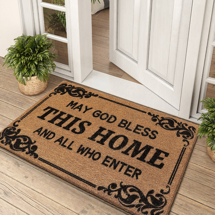 Leaf Pattern Entrance Mat Kalsten