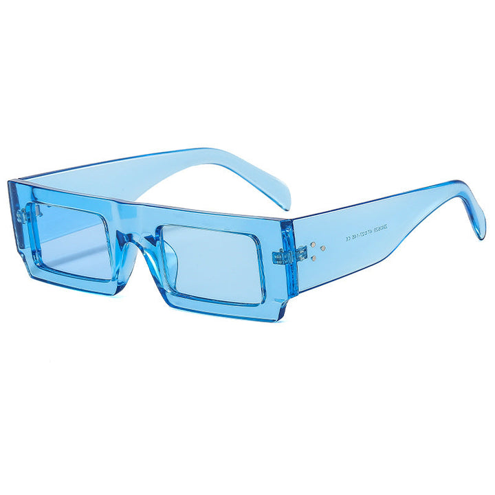 Ladies statement sunglasses with square frame and futuristic design Kalsten