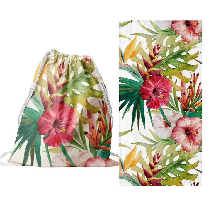 Multifunctional beach set with tote bag and towel Kalsten