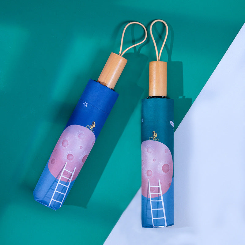 Unisex Automatic Travel Umbrella with Creative Design Kalsten