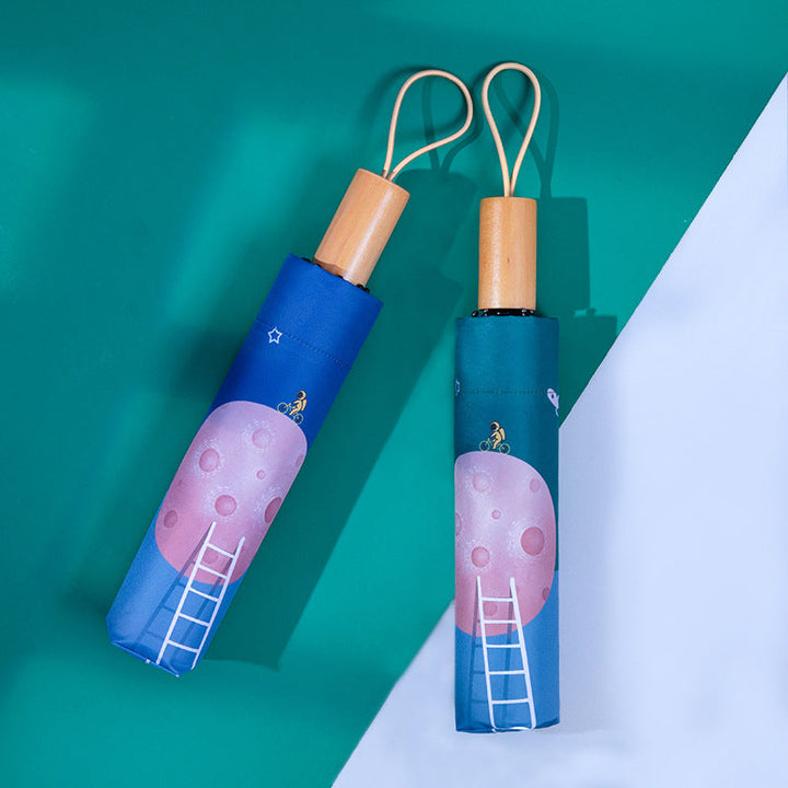 Unisex Automatic Travel Umbrella with Creative Design Kalsten