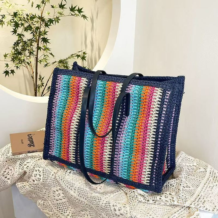 Multifunctional Bast Beach Bag Kalsten