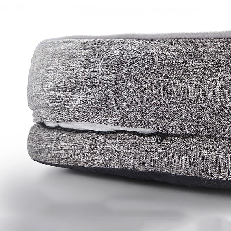 Orthopedic Plush Dog Bed