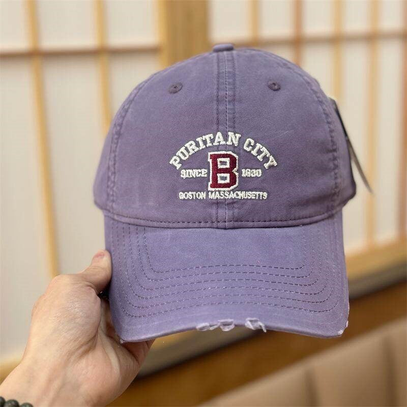Women's Vintage Distressed Embroidered Baseball Cap Kalsten