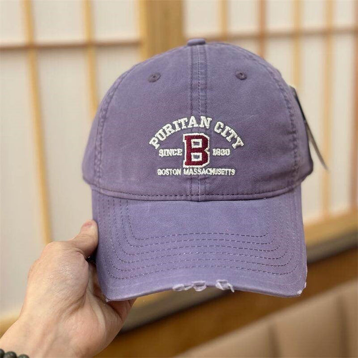 Women's Vintage Distressed Embroidered Baseball Cap Kalsten