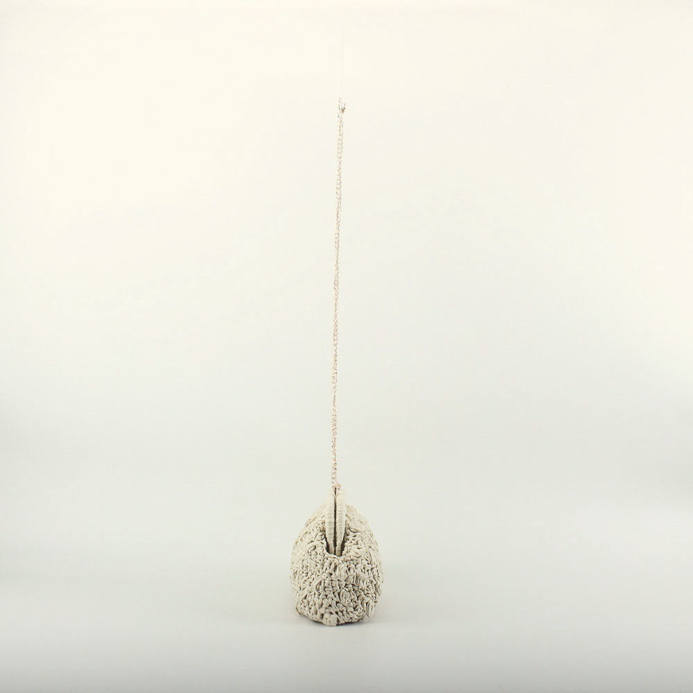 Elegant crochet handbag with fine chain strap Kalsten