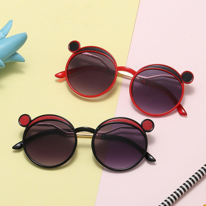 Women Fashion-Round Sunglasses with Innovative Frame and Colored Lenses Kalsten