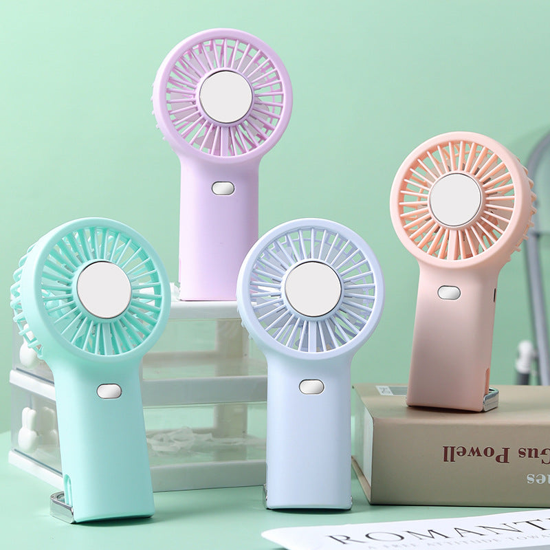 Ladies Portable Hand Fan with Integrated Keychain Kalsten
