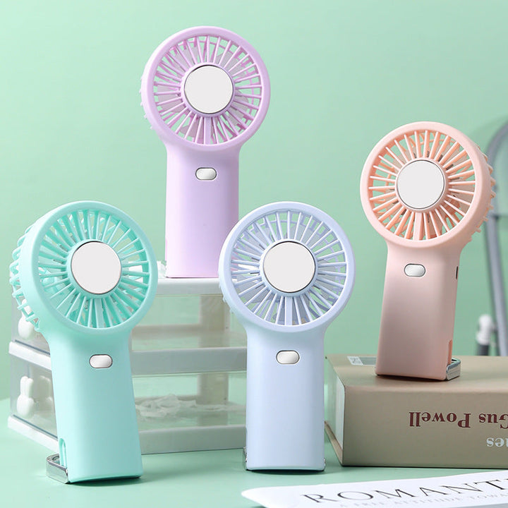 Ladies Portable Hand Fan with Integrated Keychain Kalsten