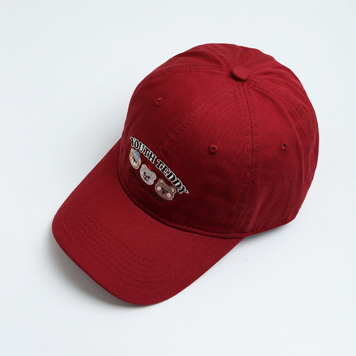 Women's Fun Embroidered Teddy Bear Baseball Cap Kalsten