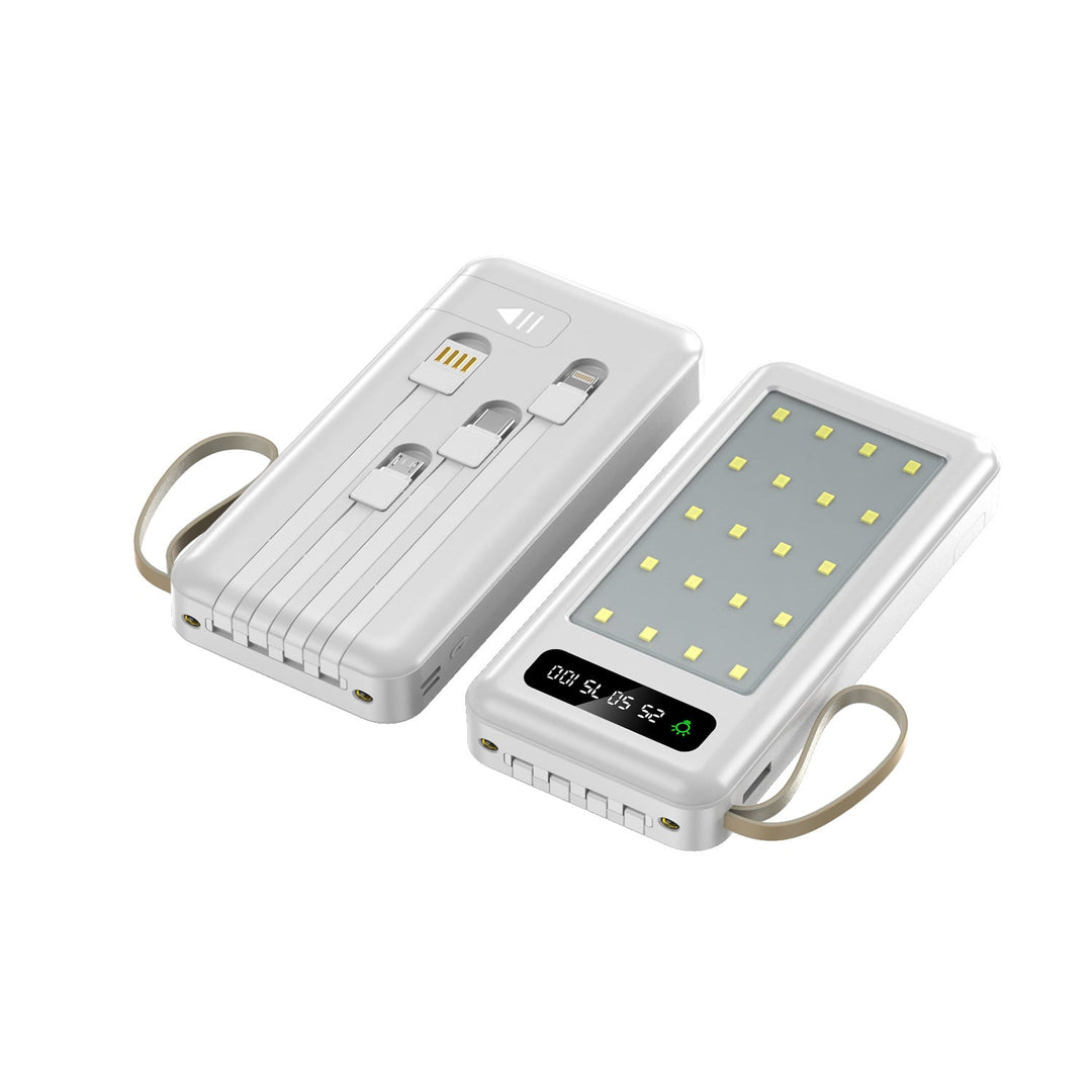 Portable power bank with multifunctional USB-C charging cable Kalsten