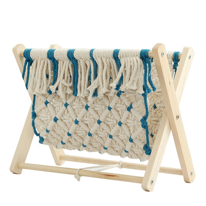 Woven Macrame Storage Organizer Acalora
