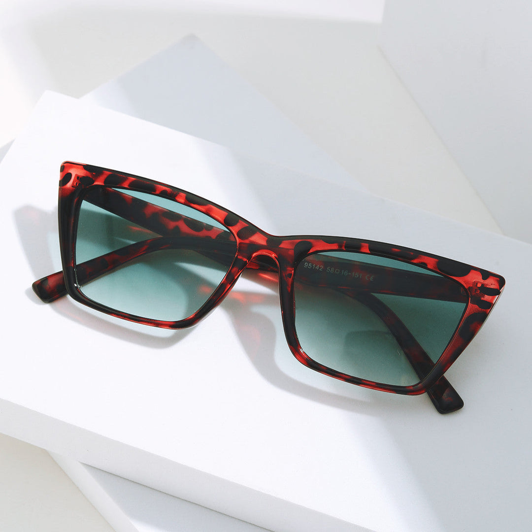 Ladies Cat-Eye Sunglasses with Unique Angular Frame Kalsten