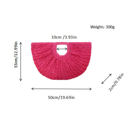 Handbag with tasteful wave pattern Kalsten