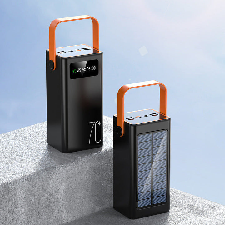 Portable solar charger with multifunctional LED display Kalsten