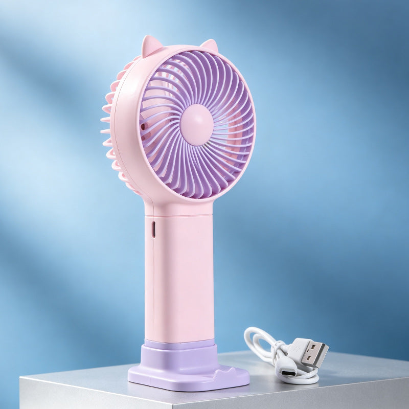 Ladies Portable Hand Fan with Ergonomic Design Kalsten