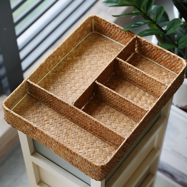 Unisex Practical Storage Basket with Three Compartments Kalsten