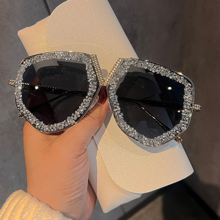 Ladies luxurious sunglasses with glamorous rhinestone frame Kalsten