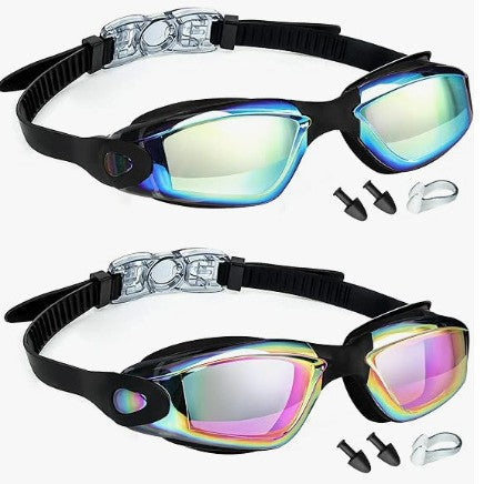 Swim goggles with adjustable head strap and anti-fog technology Kalsten
