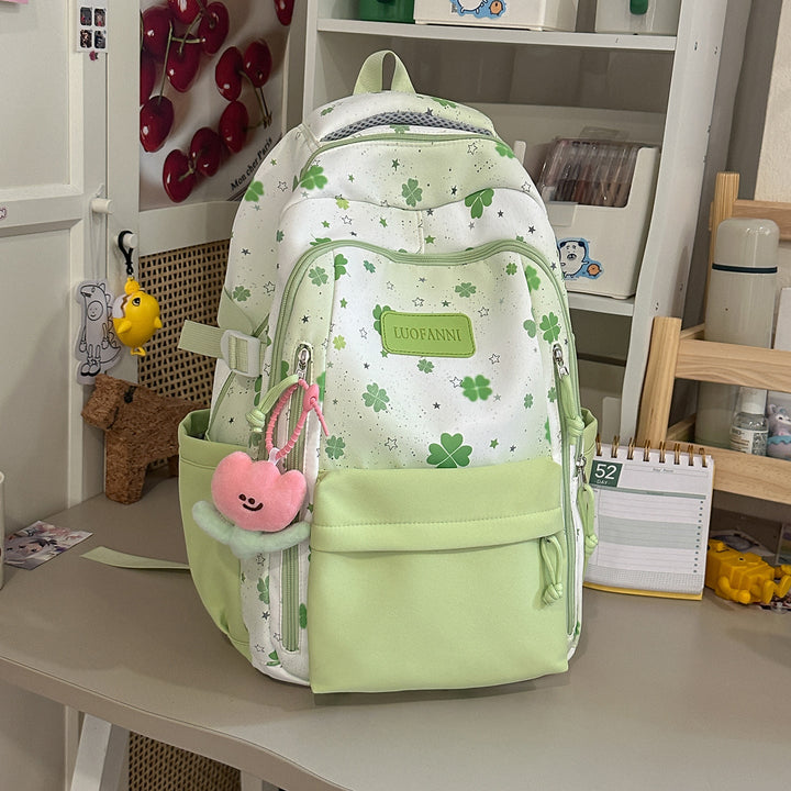 Fun Floral-Printed School Backpack