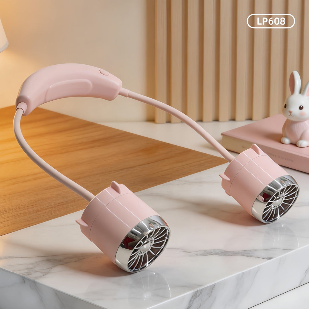 Women Portable Neck Fan with Flexible Design Kalsten