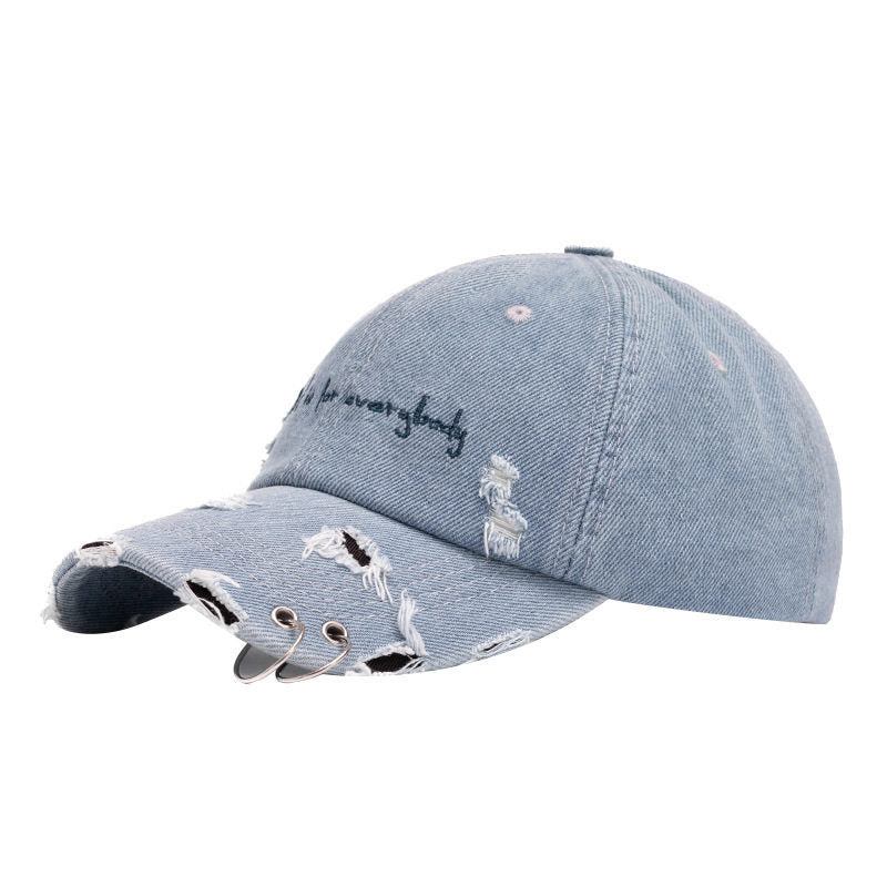 Unisex Distressed Sun Protection Cap Kalsten