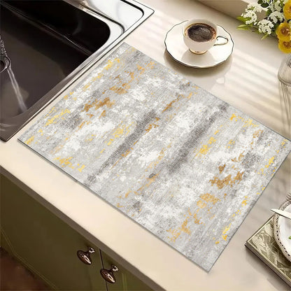 Abstract Geometric Kitchen Mat Acalora