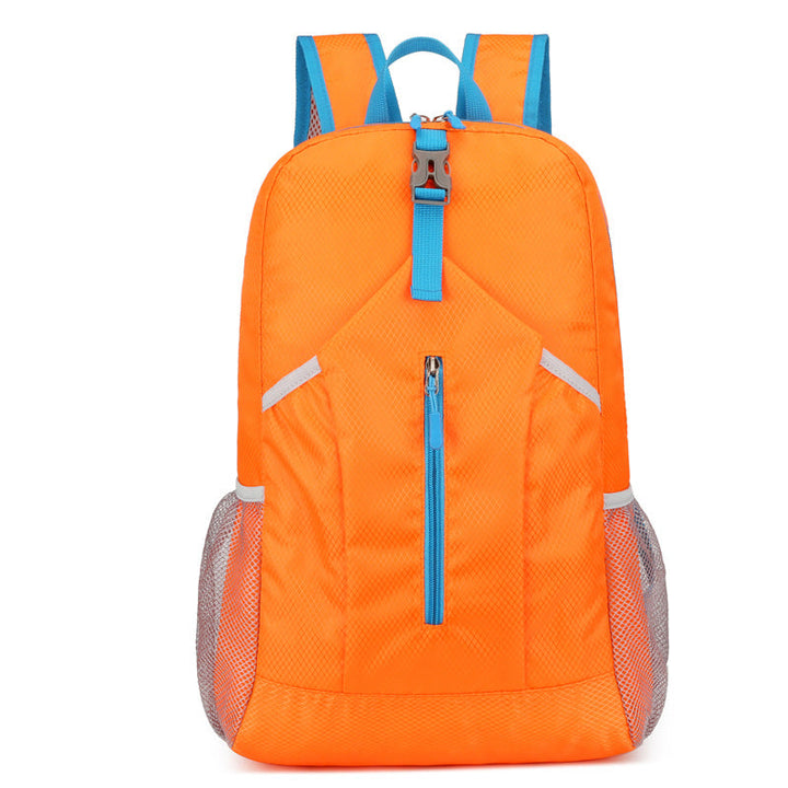 Unisex nan ultra-light foldable day backpack with organizer compartments, water-repellent material, and mesh side pockets Kalsten