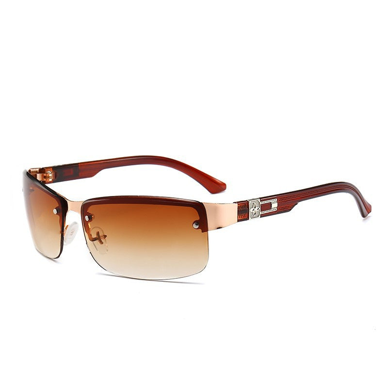 Ladies stylish square sunglasses with gold accents Kalsten