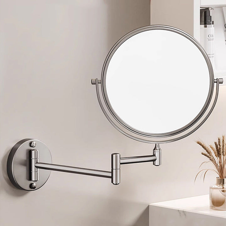 Kalsten | Rechargeable wall-mounted shaving mirror | 360° rotation. 1X/10X magnification and adjustable LED lighting for use in the bathroom