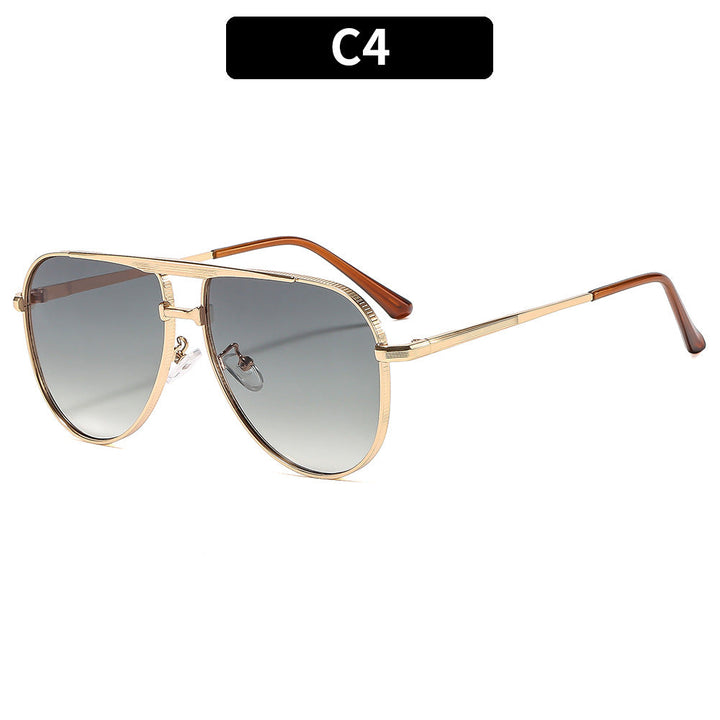 Ladies fashion aviator sunglasses with elegant metal frame and UV400 protection Kalsten