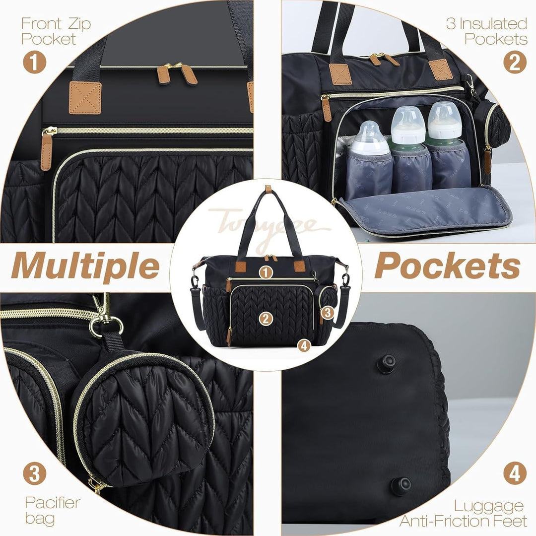 Practical diaper bag with insulated compartments Kalsten