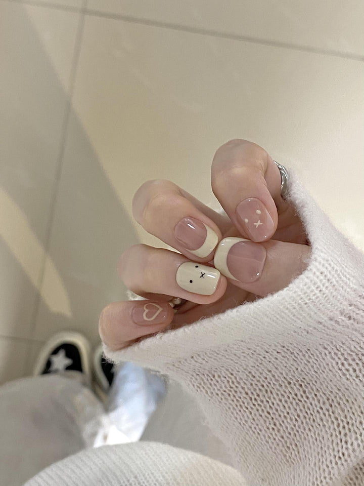 Art Nail Set with Creative Animal and Heart Design Kalsten