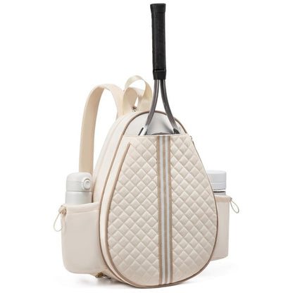 Quilted Tennis Racket Backpack Acalora
