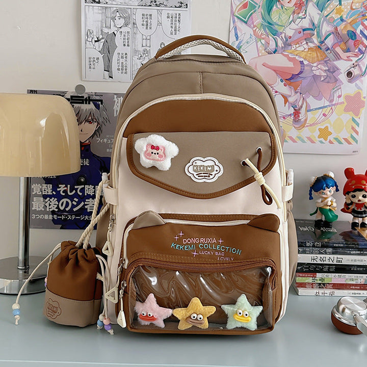 Cute Cat-Eared School Backpack