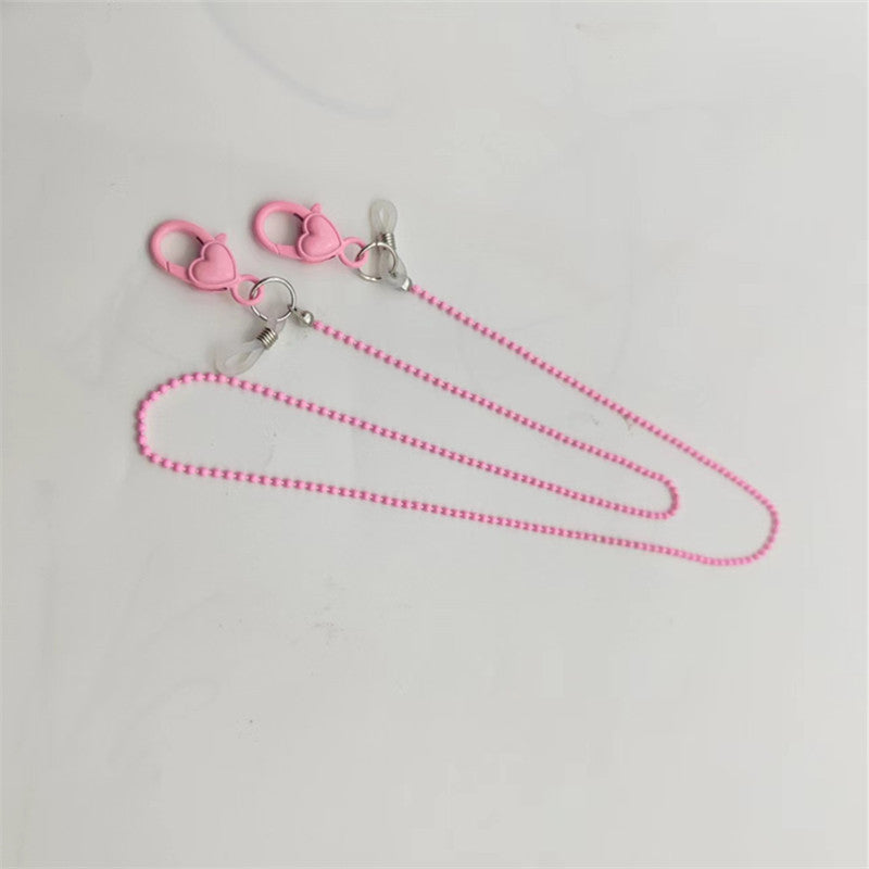 Fashionable glasses chain with heart pendant Kalsten