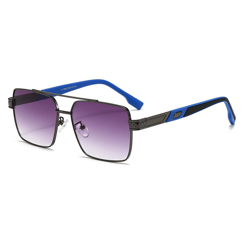 Women's fashionable square sunglasses with stylish rubber temples Kalsten